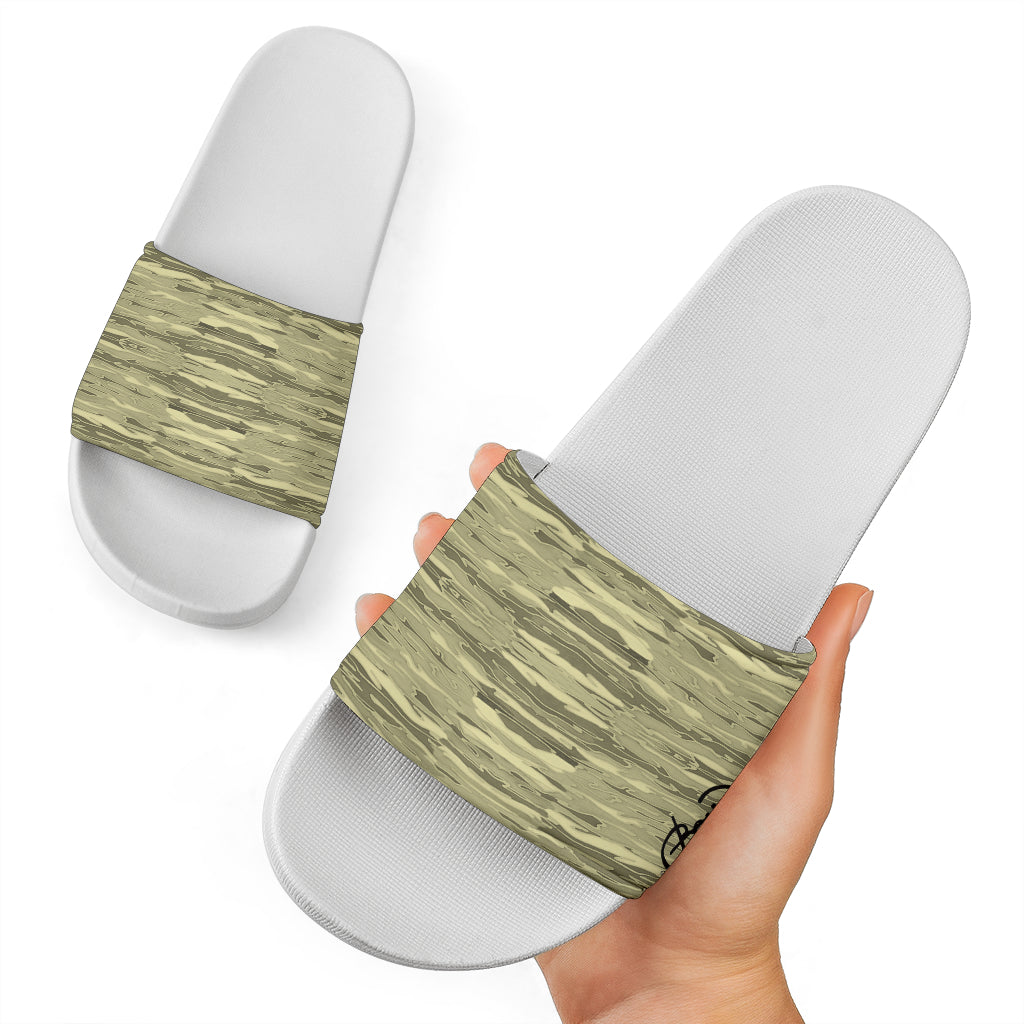 Khaki Lava Camouflage Slide Sandal