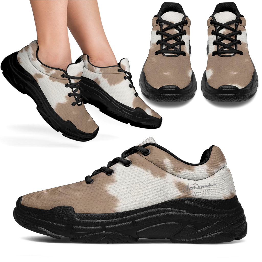 Pony Skin Chunky Sneakers