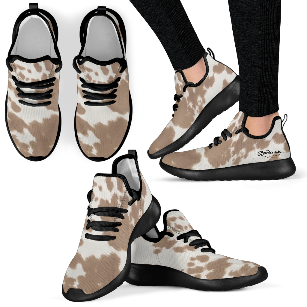 Pony Skin Mesh Knit Sneakers