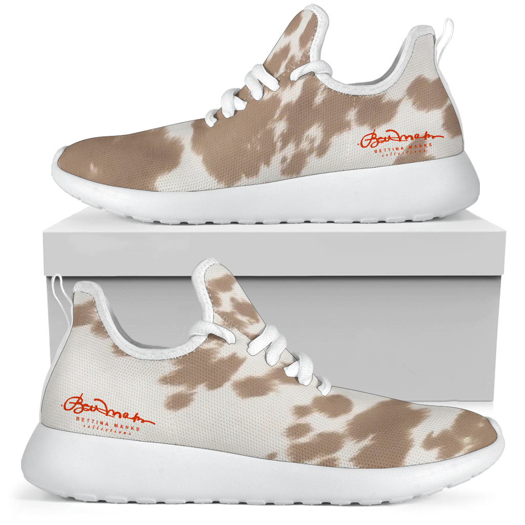 Pony Skin Mesh Knit Sneakers