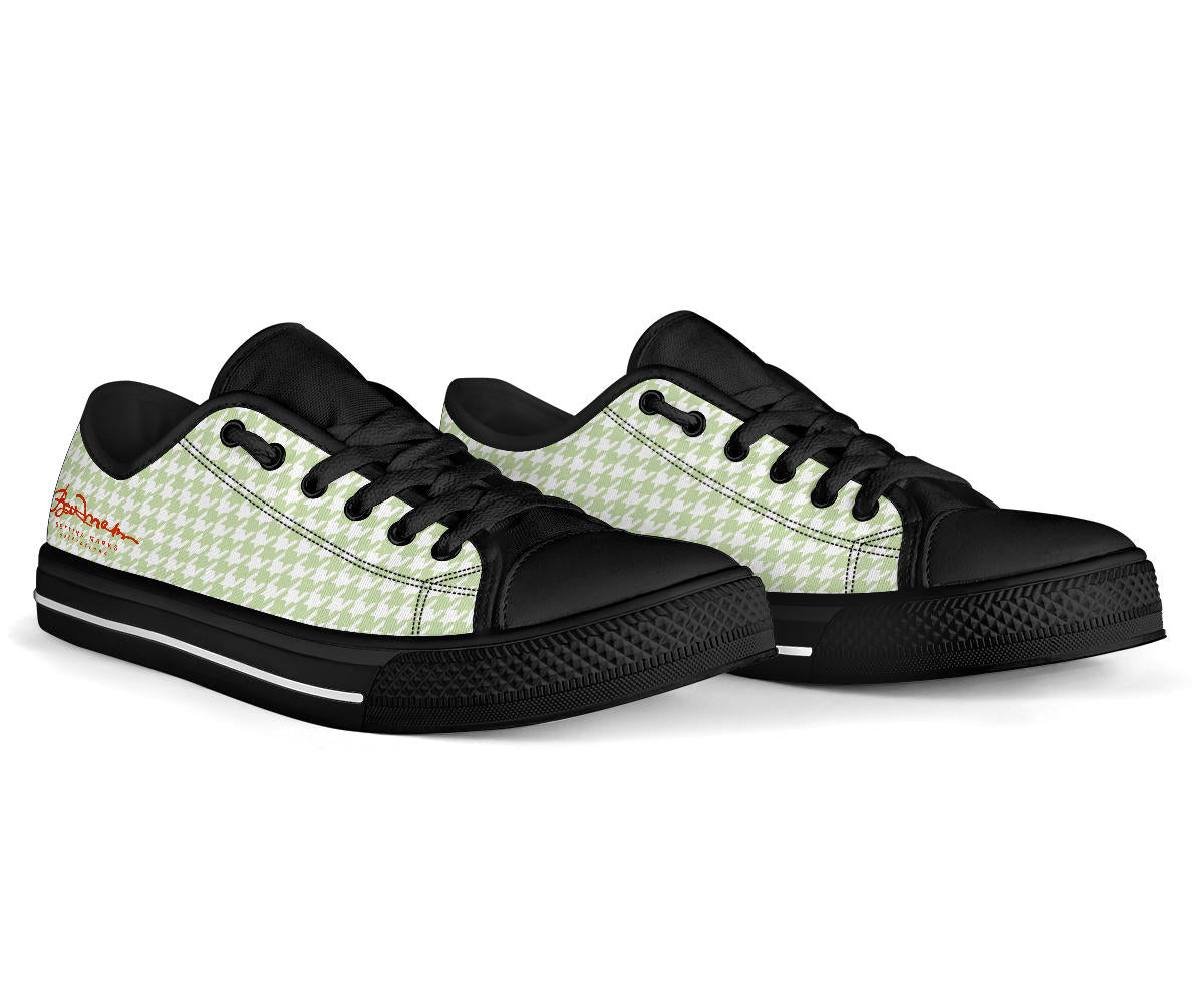 Butterfly Houndstooth Low Top Sneakers