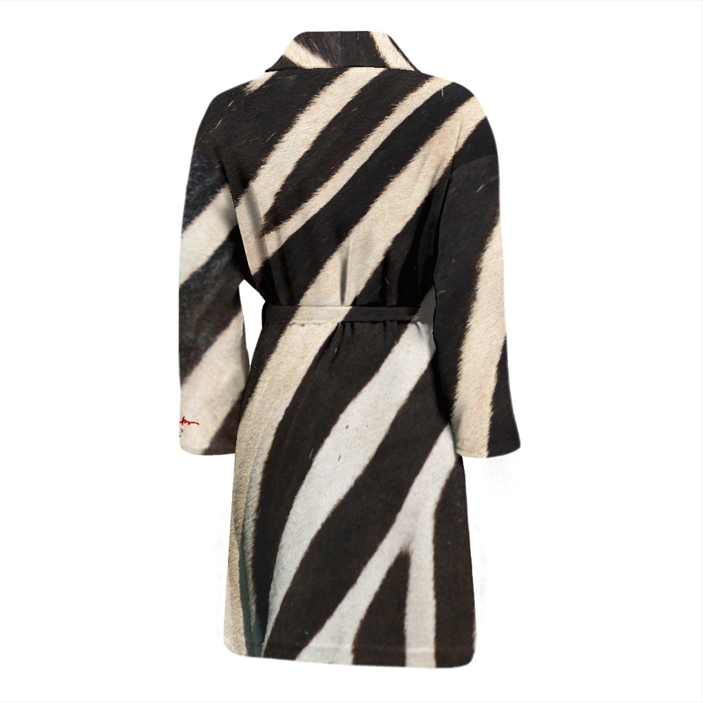 Zebra Bath Robe - Men