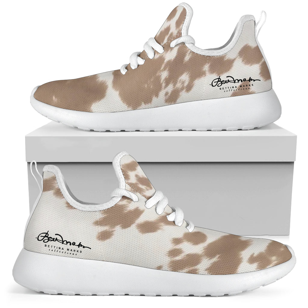Pony Skin Mesh Knit Sneakers