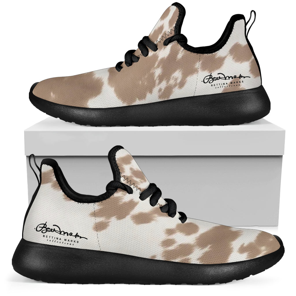 Pony Skin Mesh Knit Sneakers