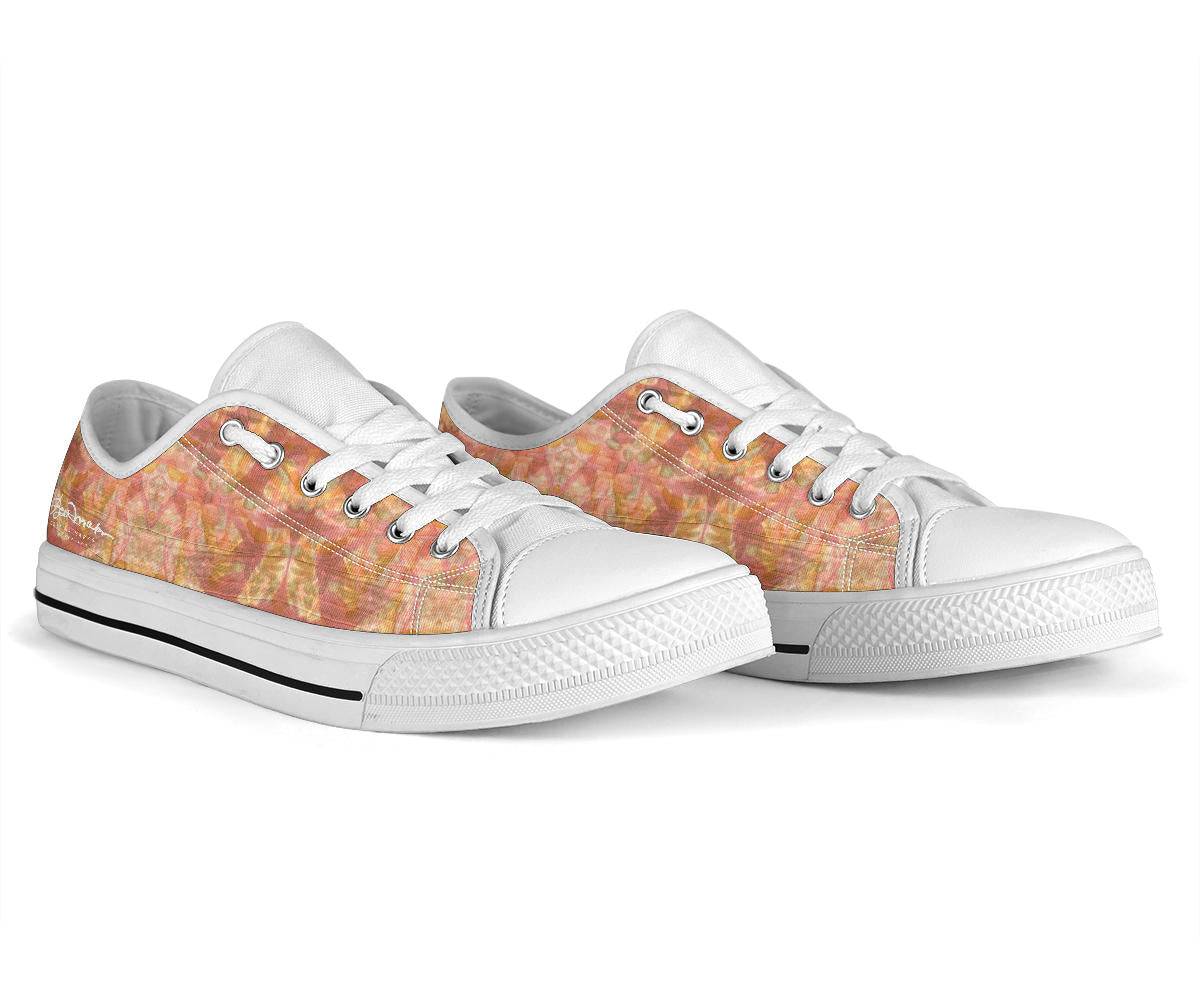 Watercolor Smudge Low Top Sneakers