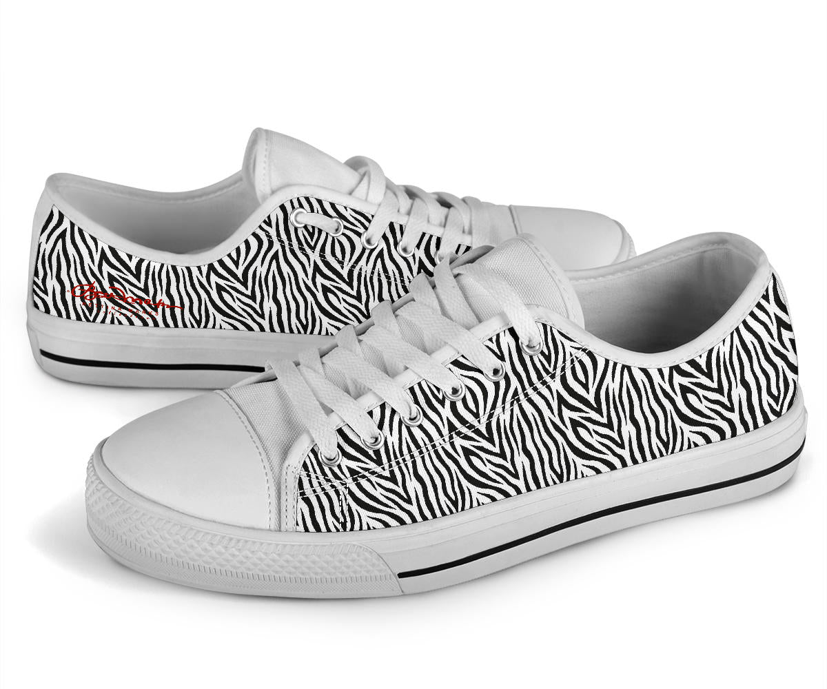 Zebra Low Top Sneakers