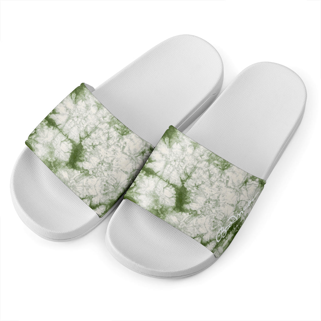 Sage Tie Dye Slide Sandal