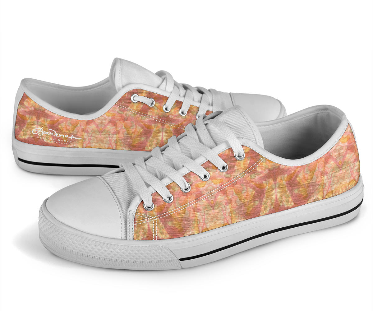 Watercolor Smudge Low Top Sneakers