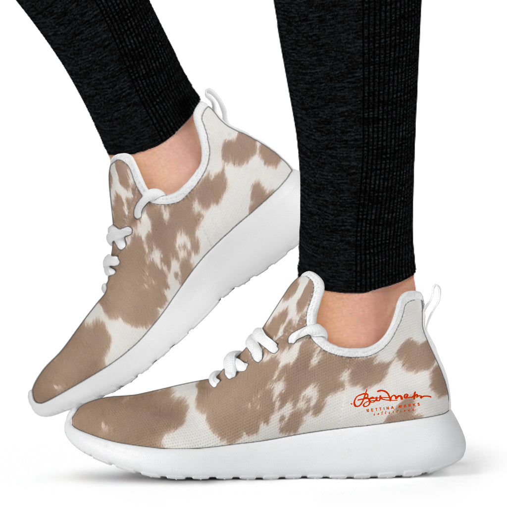 Pony Skin Mesh Knit Sneakers