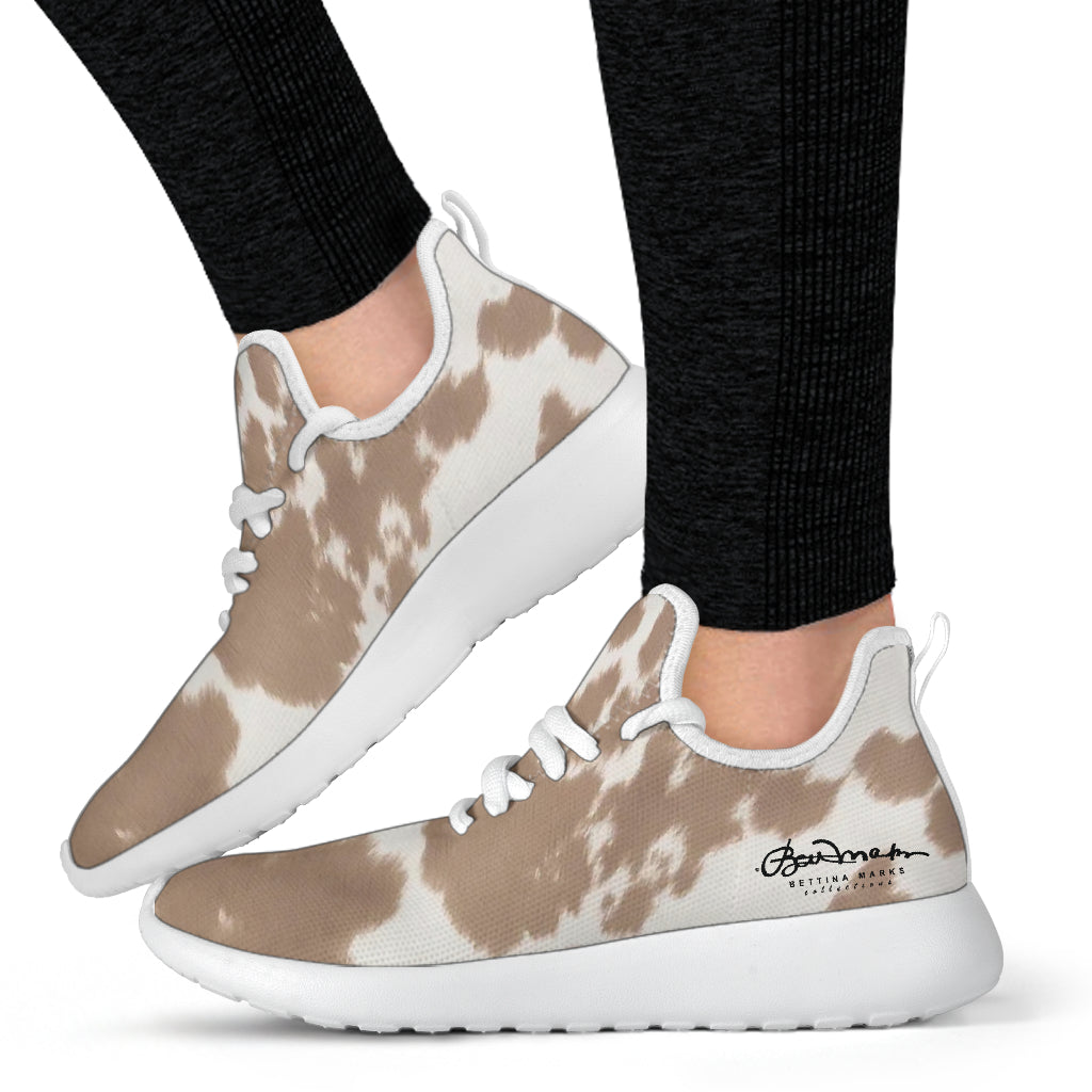 Pony Skin Mesh Knit Sneakers