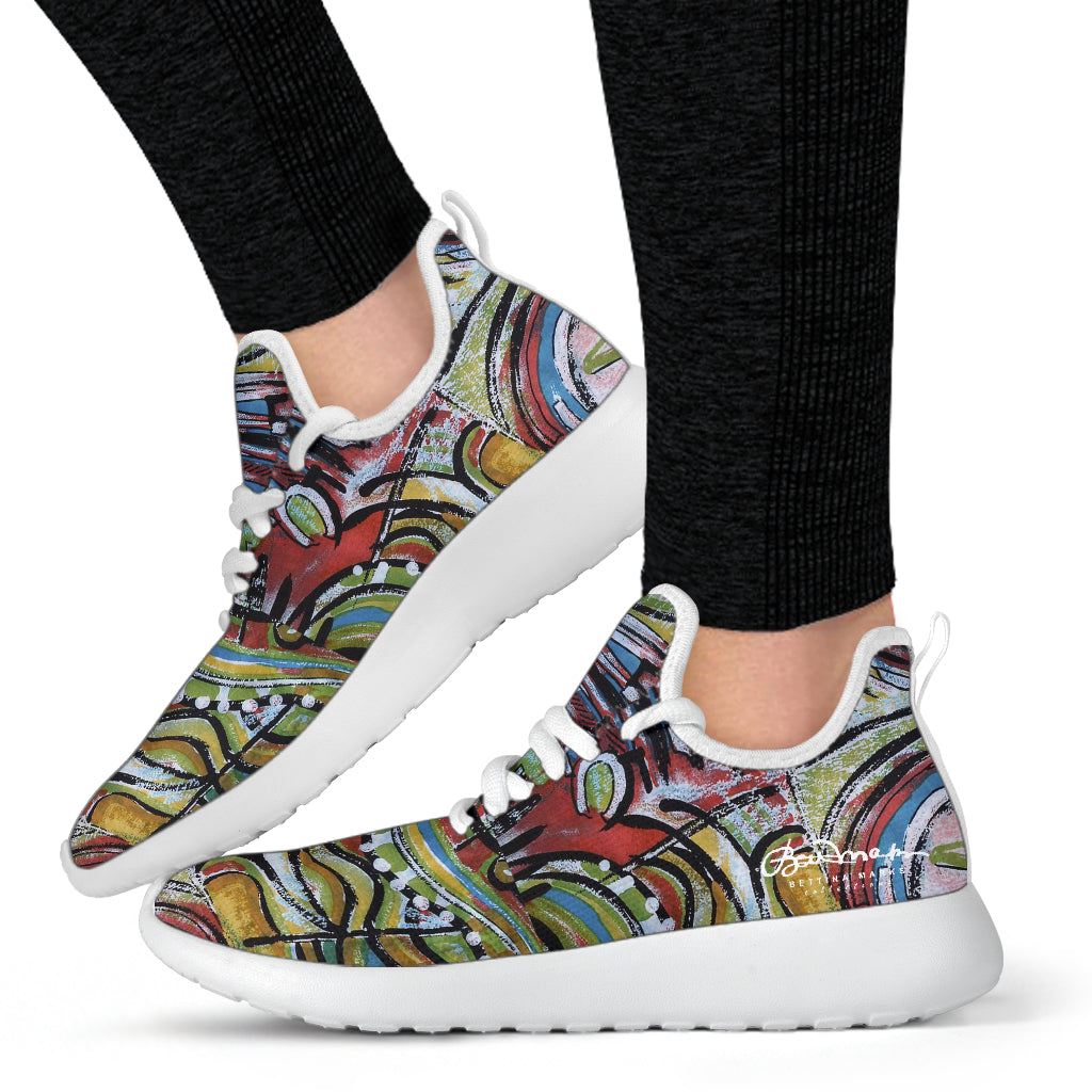 Whirl Wind Mesh Knit Sneakers