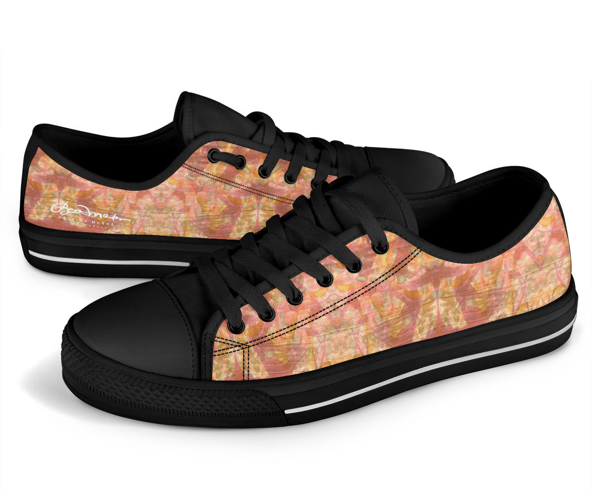 Watercolor Smudge Low Top Sneakers