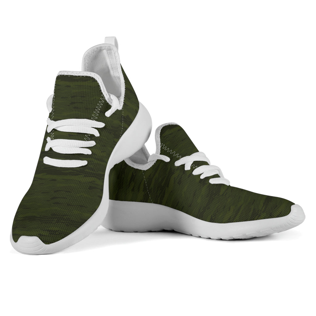 Army Camouflage Lava Mesh Knit Sneakers