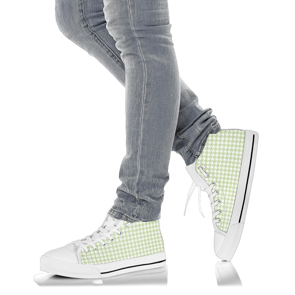 Butterfly Houndstooth High Top Sneakers