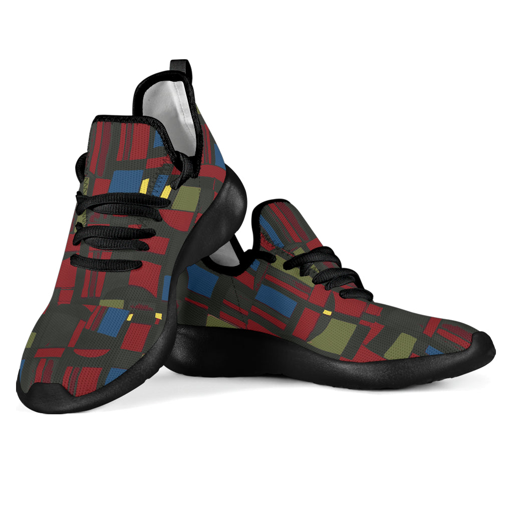 Spirited Geo Mesh Knit Sneakers