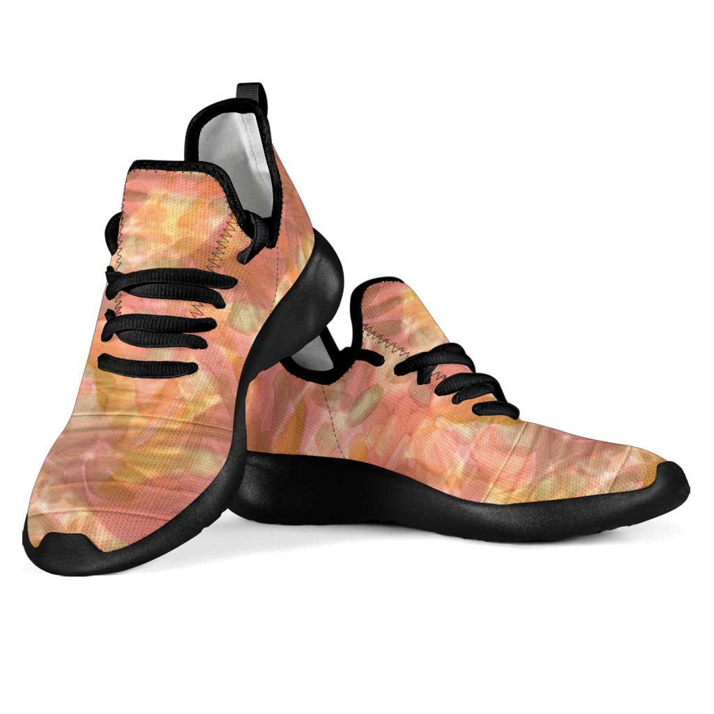 Watercolor Smudge Mesh Knit Sneakers