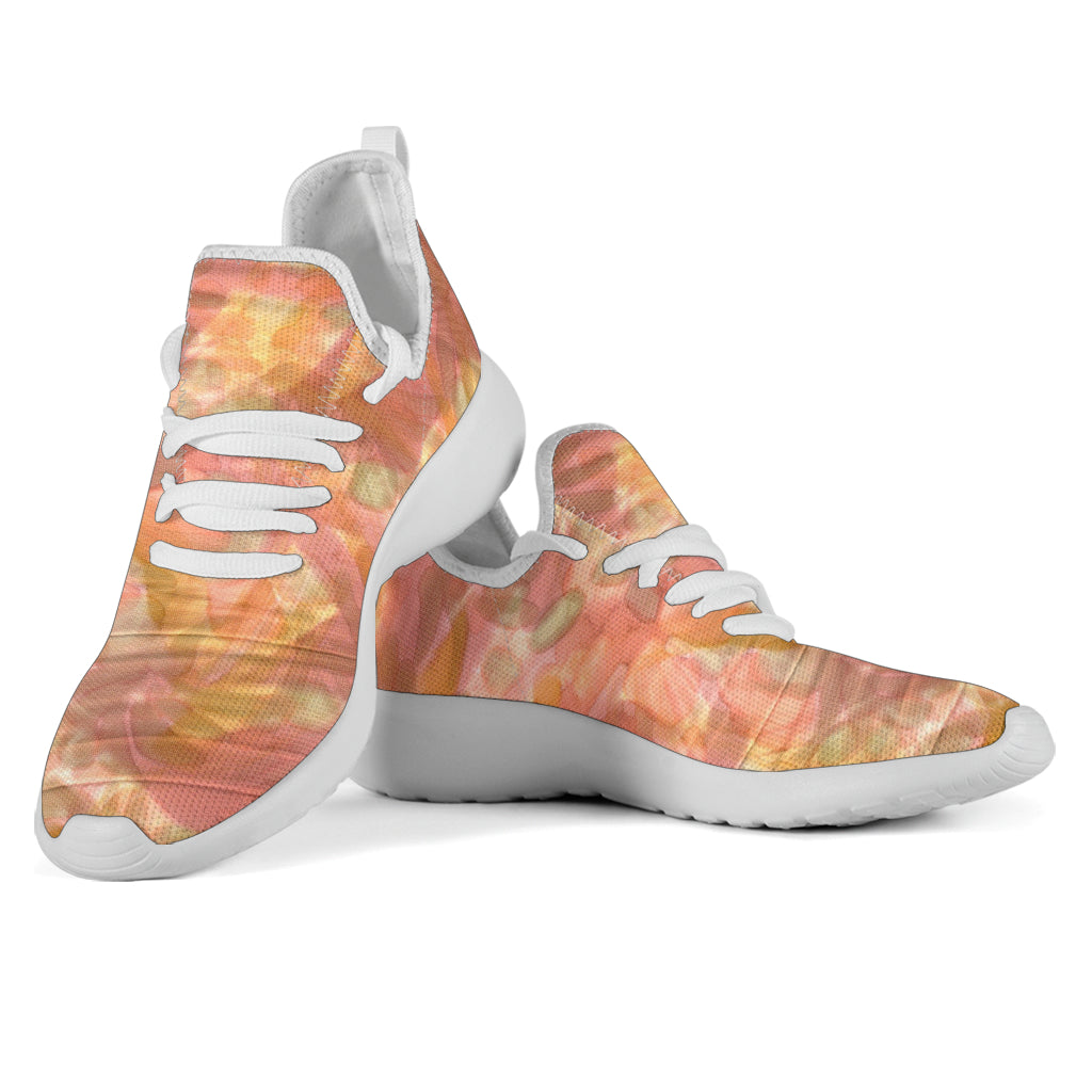 Watercolor Smudge Mesh Knit Sneakers