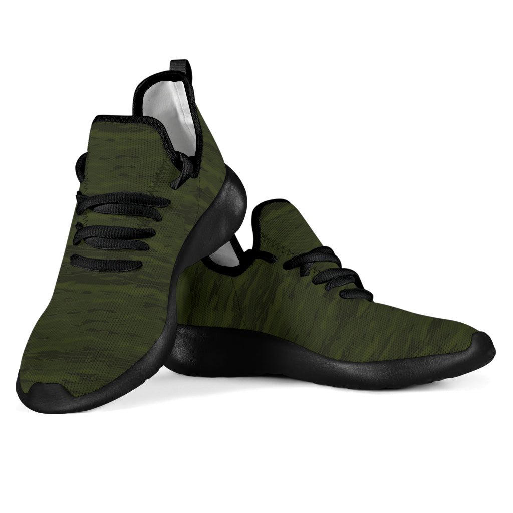 Army Camouflage Lava Mesh Knit Sneakers