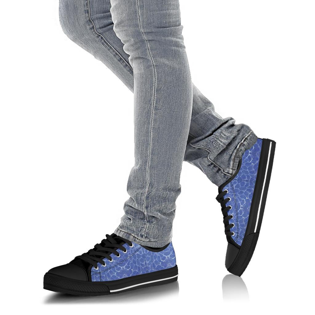 Blue Pool Low Top Sneakers
