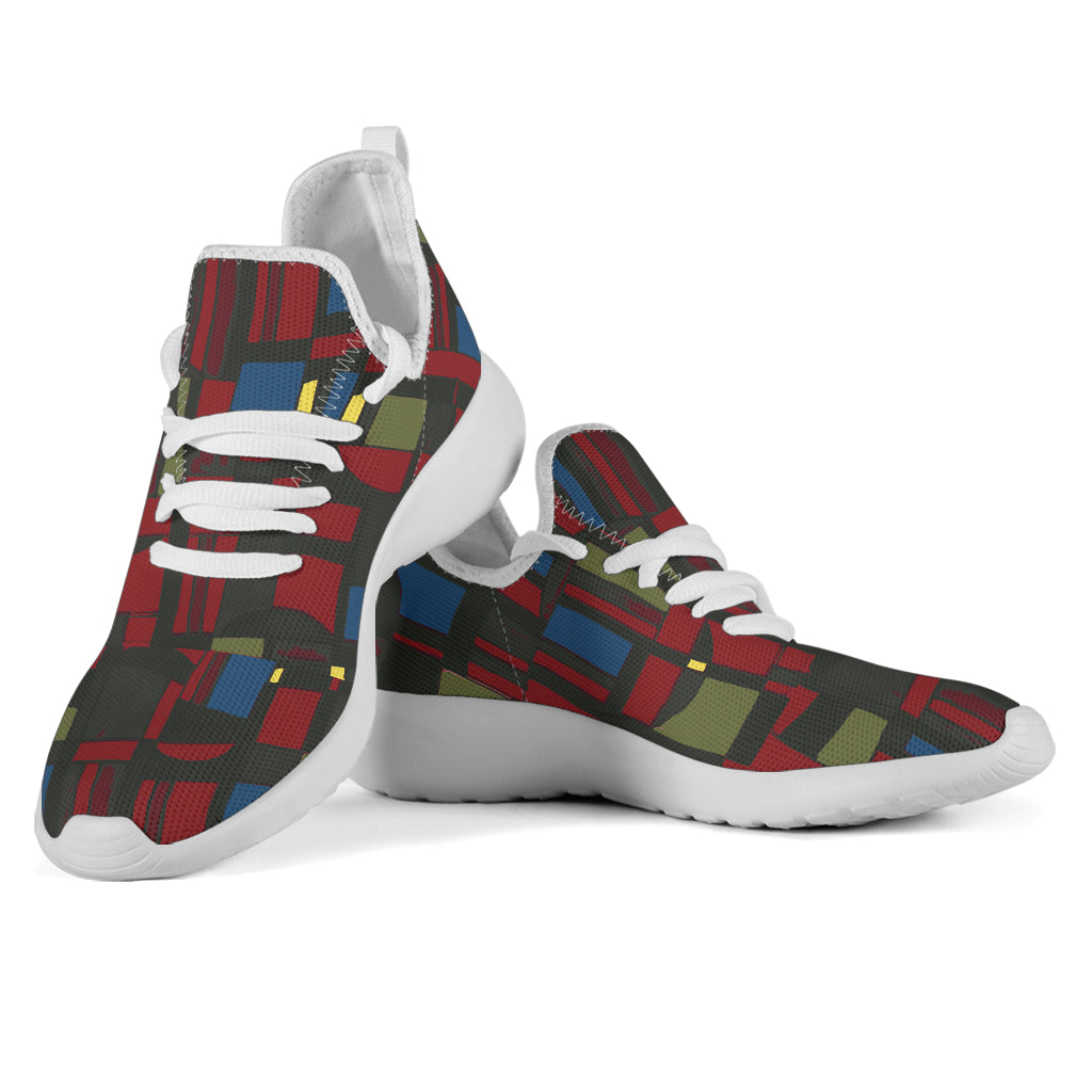 Spirited Geo Mesh Knit Sneakers