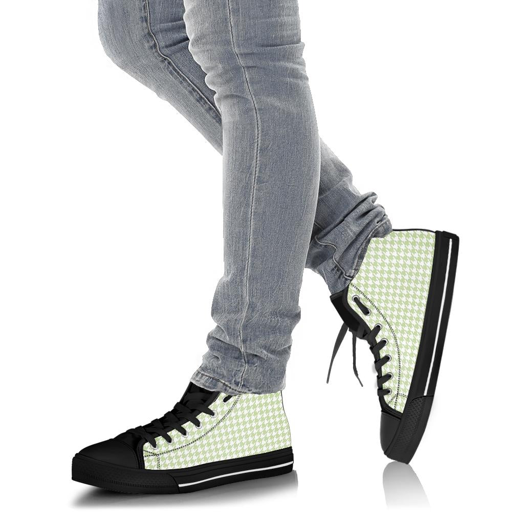 Butterfly Houndstooth High Top Sneakers