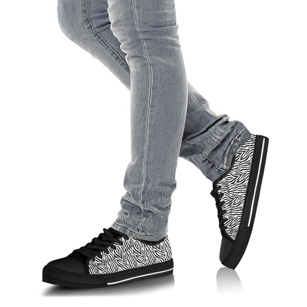 Zebra Low Top Sneakers