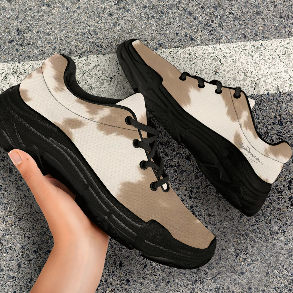 Pony Skin Chunky Sneakers