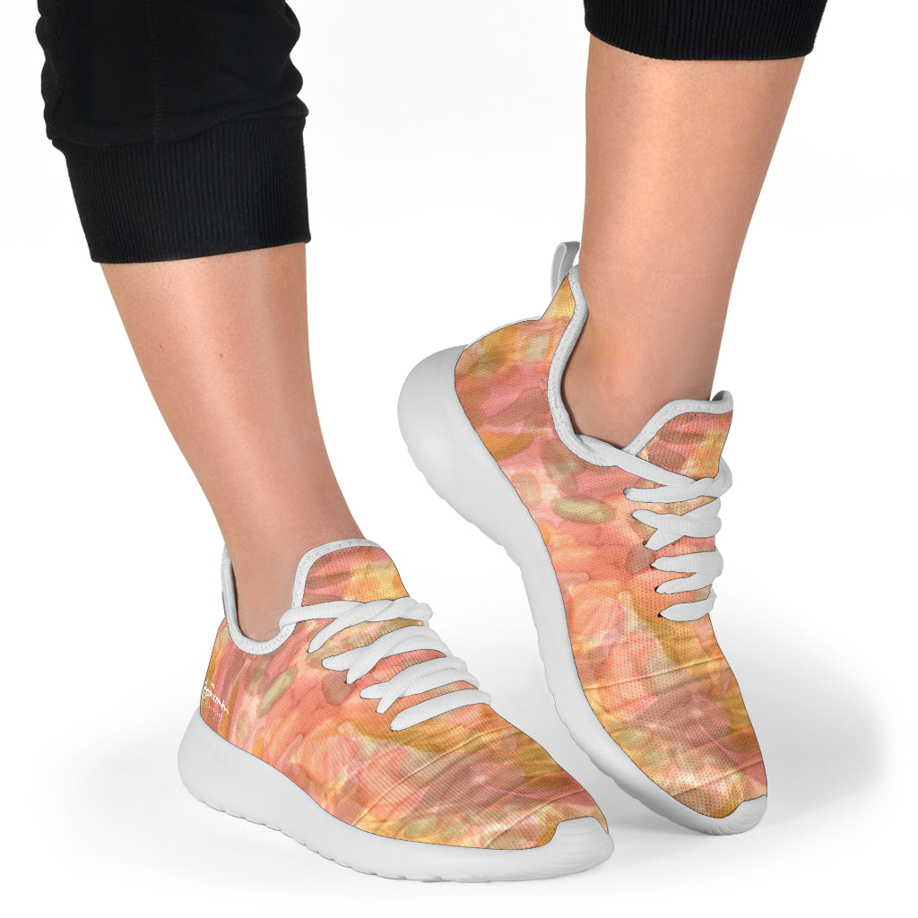 Watercolor Smudge Mesh Knit Sneakers