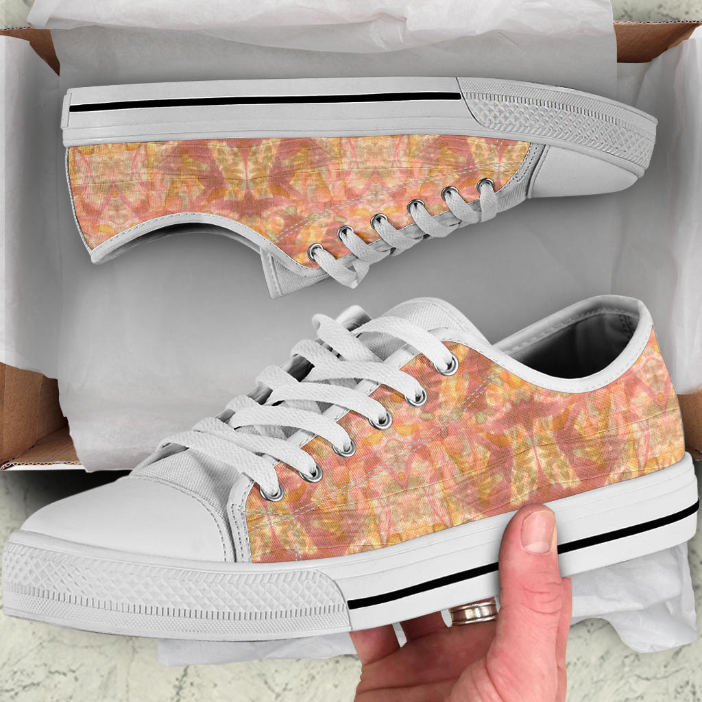 Watercolor Smudge Low Top Sneakers