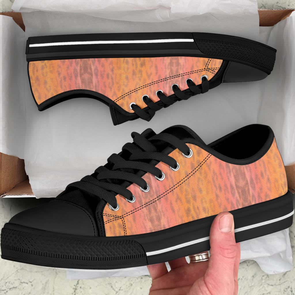Ombre Leopard Low Top Sneakers