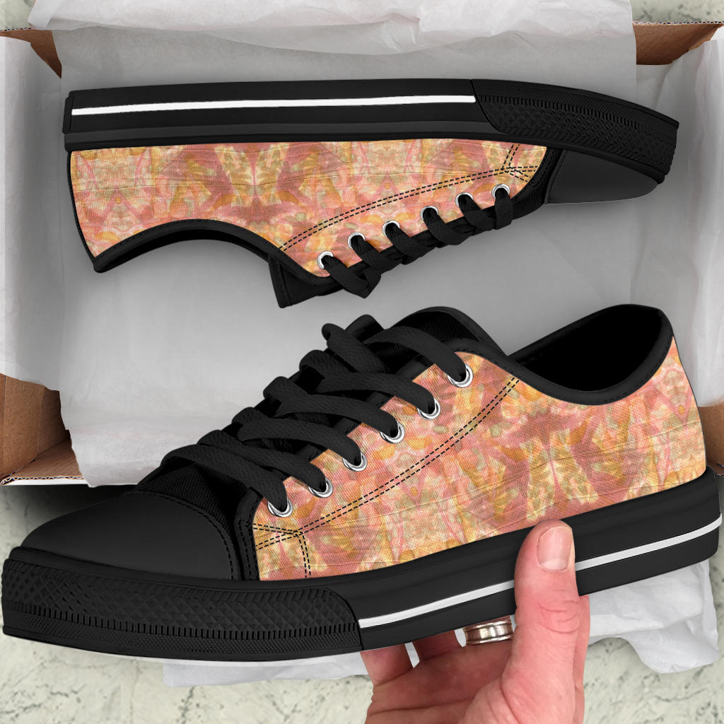 Watercolor Smudge Low Top Sneakers