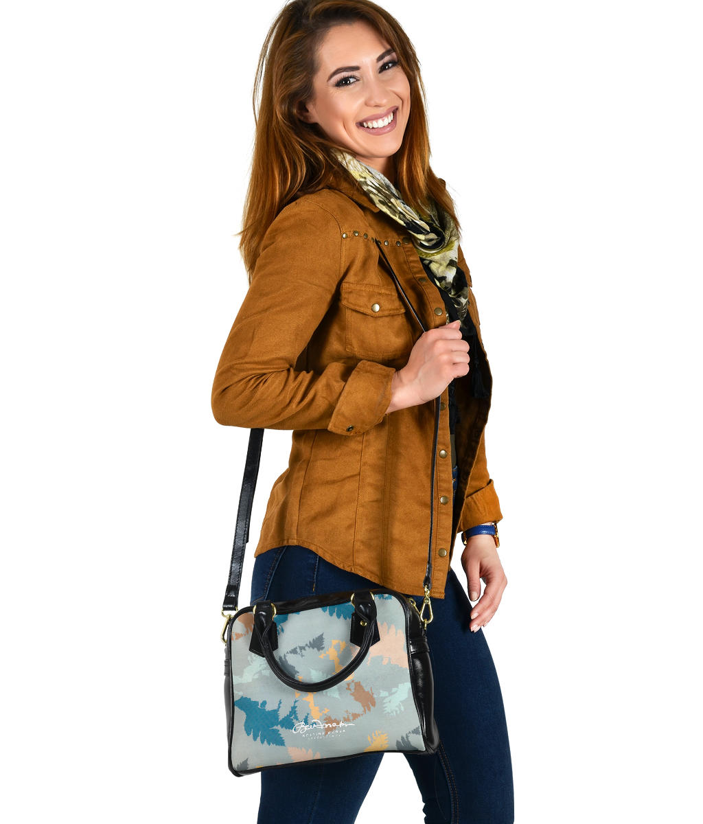 Abstract Forest Hand Bag w Shoulder Strap