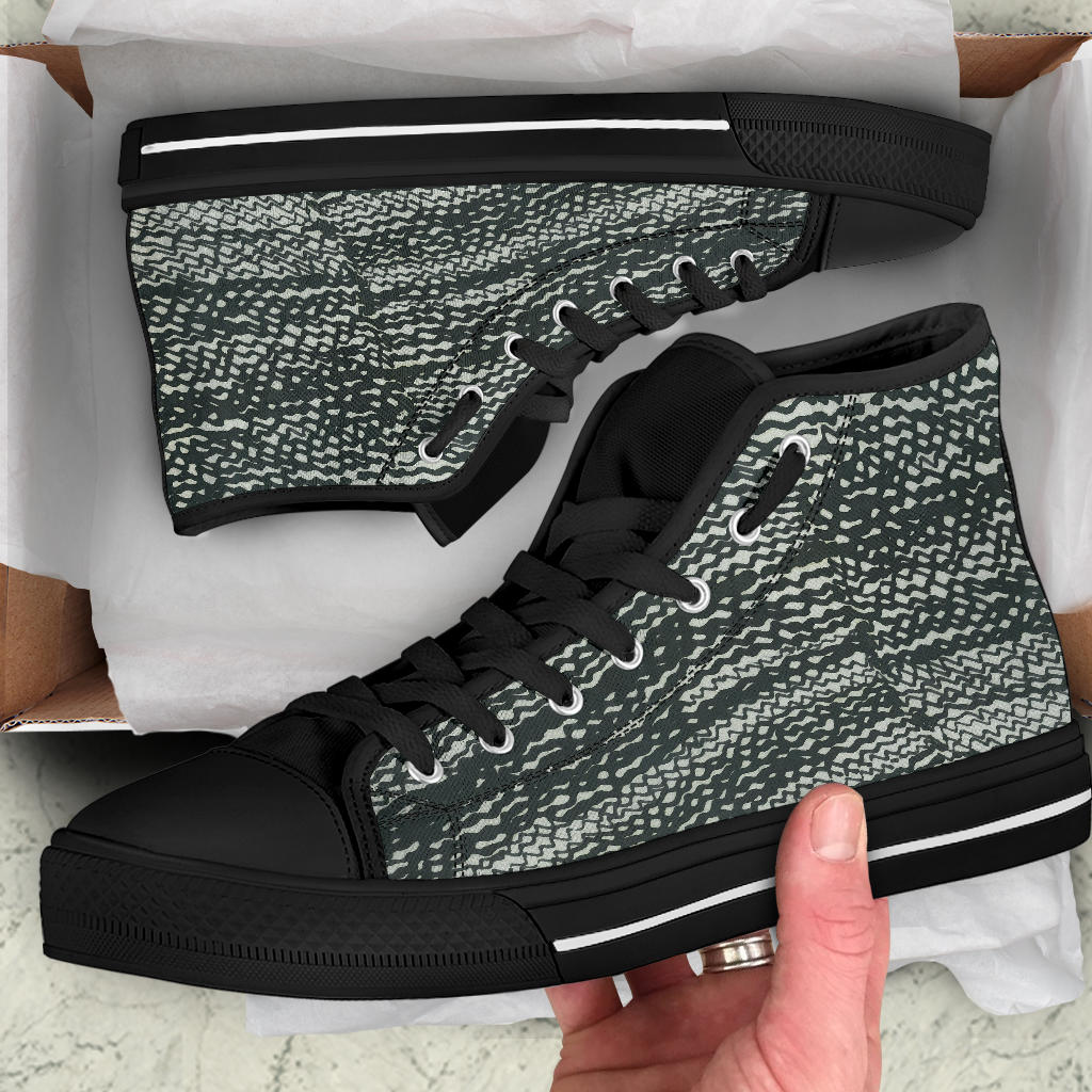 Tire Scribbles High Top Sneakers