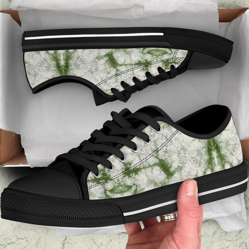 Sage Tie Dye Low Top Sneakers
