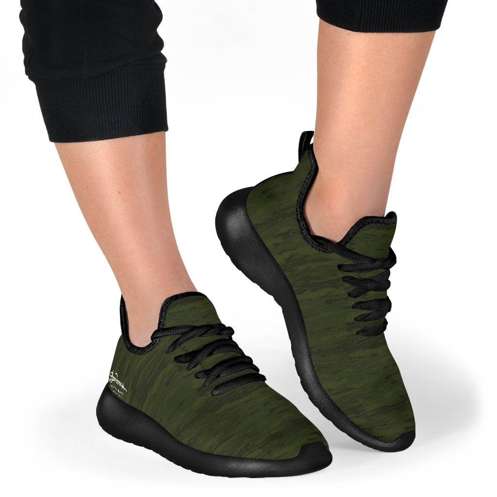 Army Camouflage Lava Mesh Knit Sneakers