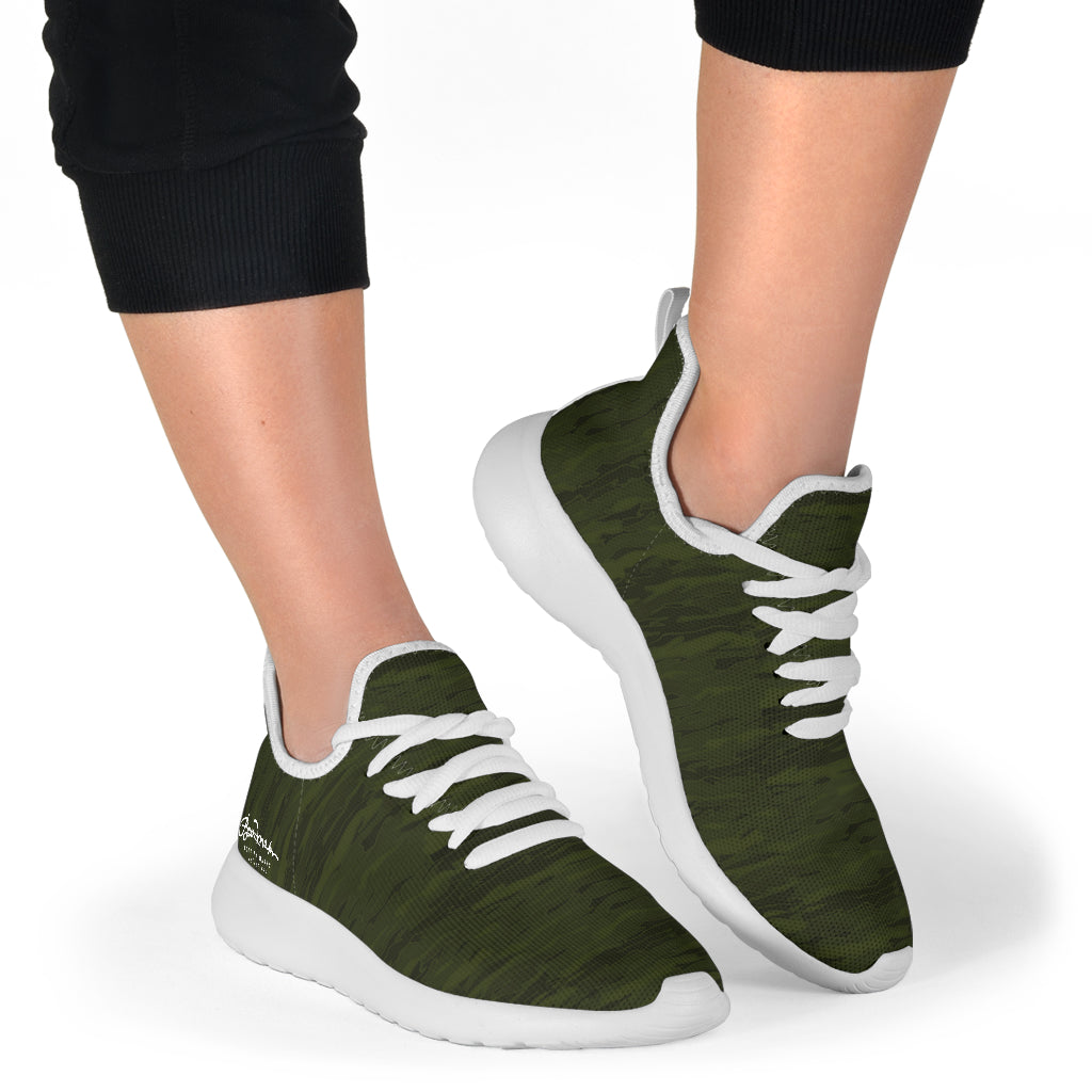 Army Camouflage Lava Mesh Knit Sneakers