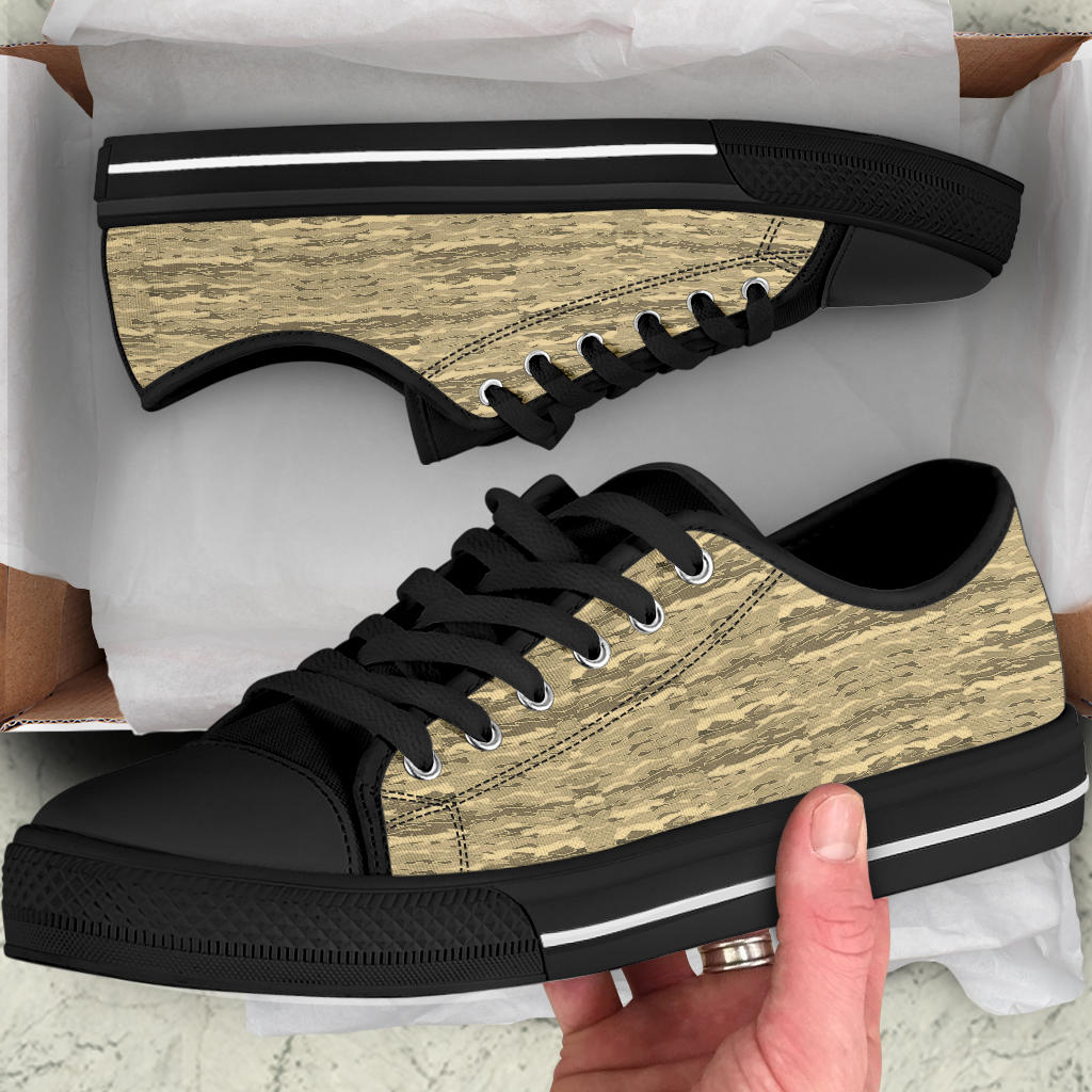 Sand Lava Camouflage Low Top Sneakers