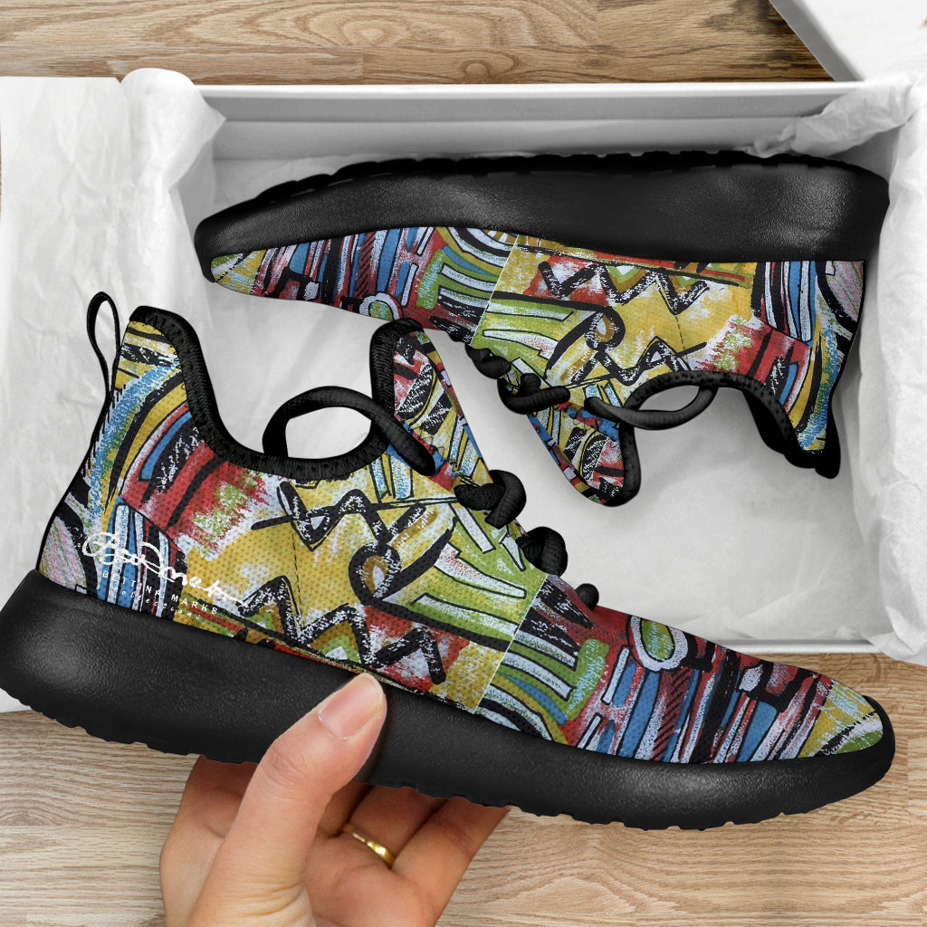 Whirl Wind Mesh Knit Sneakers