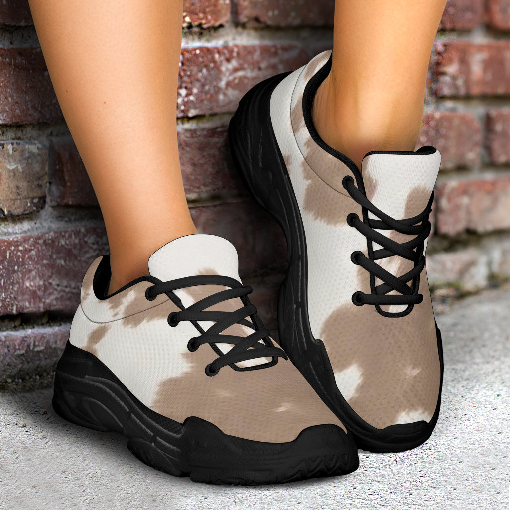 Pony Skin Chunky Sneakers