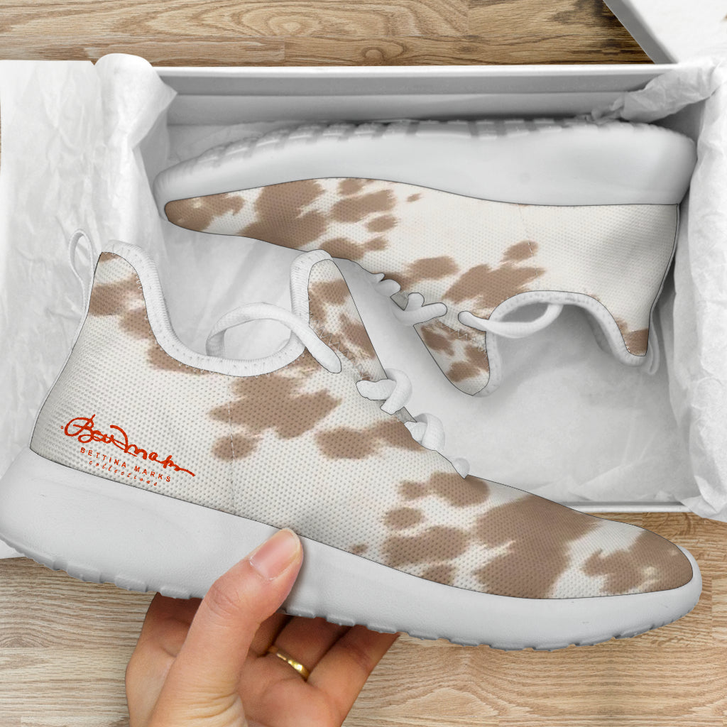 Pony Skin Mesh Knit Sneakers