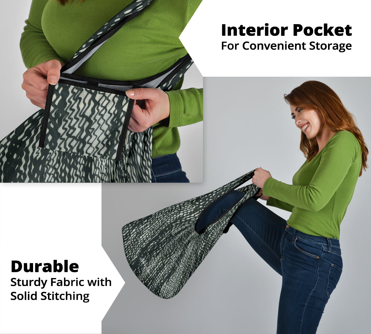 Tire Scribbles Grocery Bag