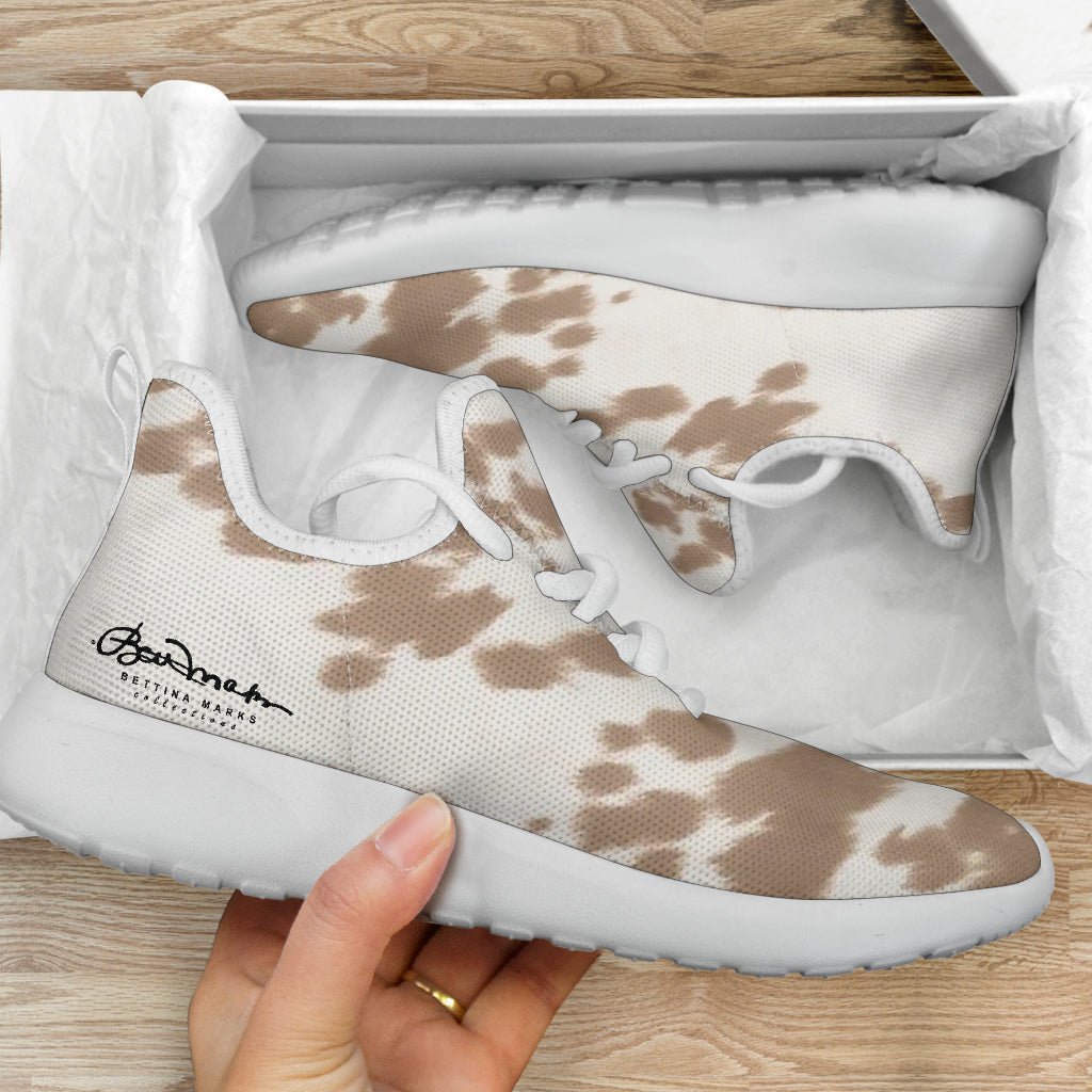 Pony Skin Mesh Knit Sneakers
