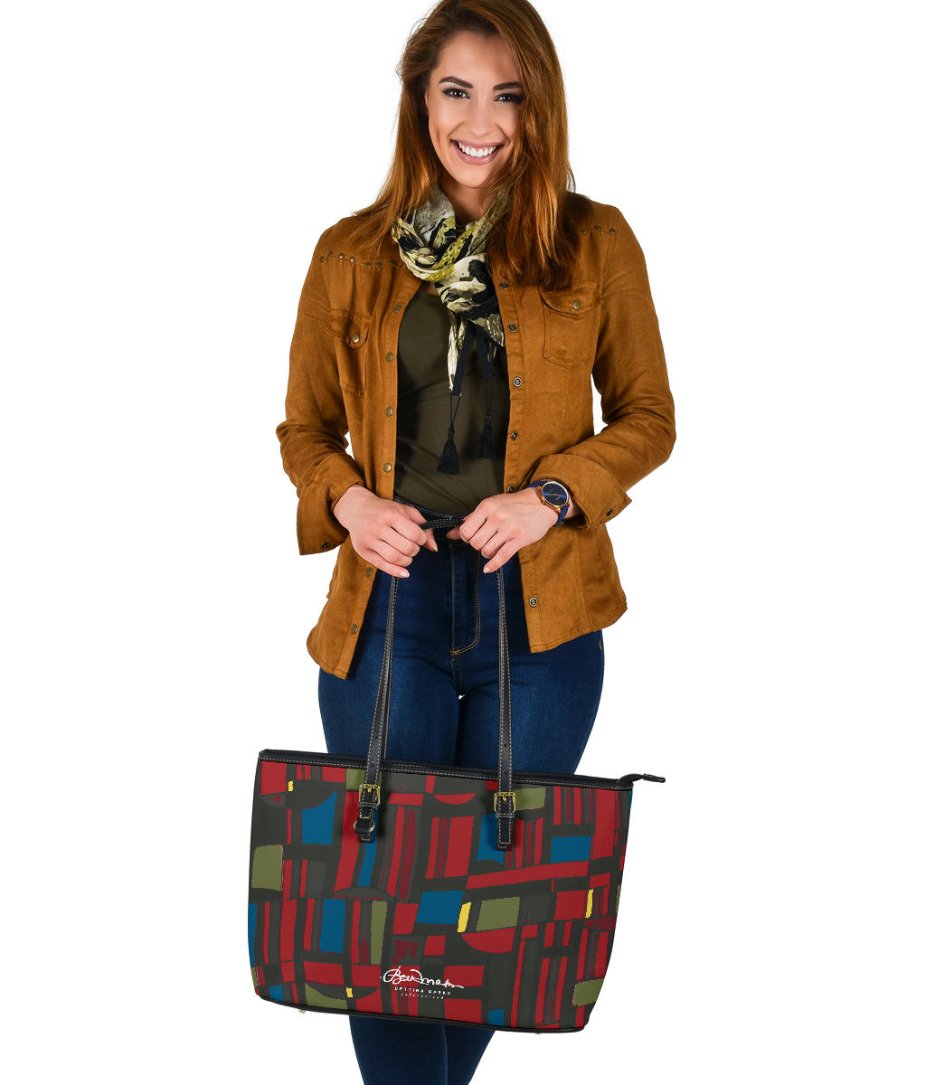 Spirited Geo Large Tote Bag