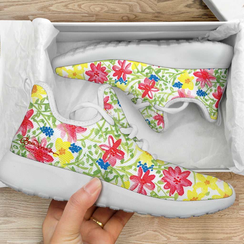 Wildflower Mesh Knit Sneakers