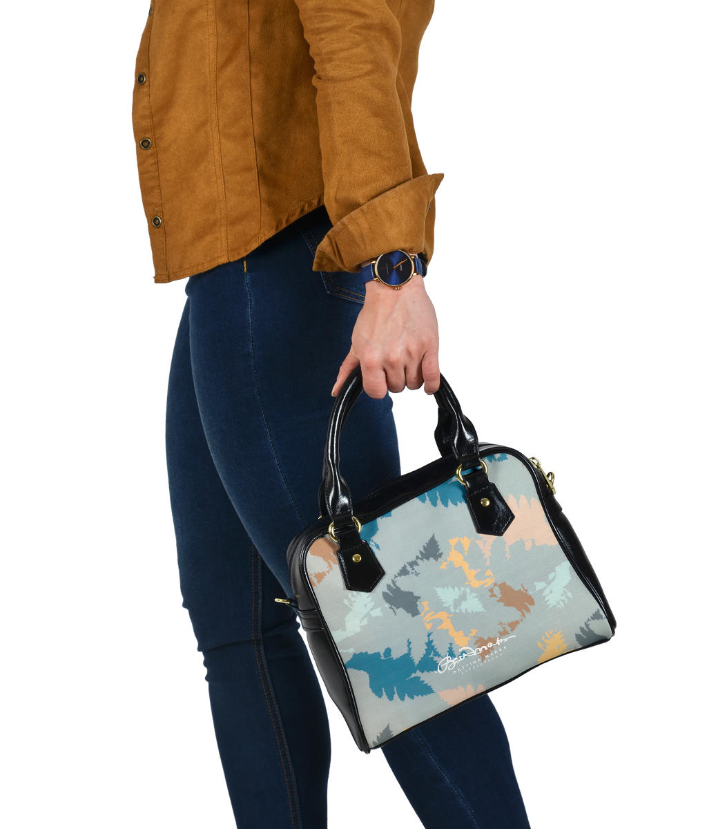 Abstract Forest Hand Bag w Shoulder Strap