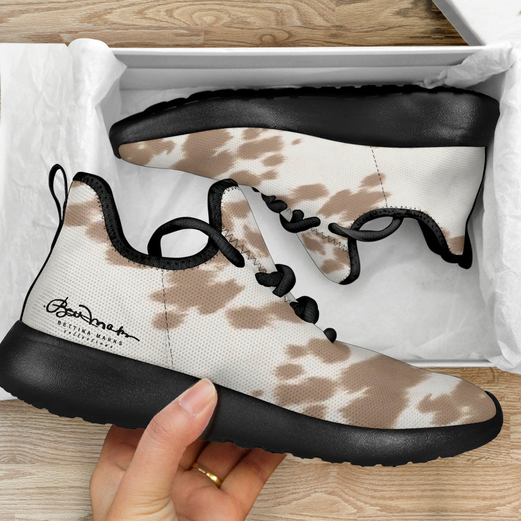 Pony Skin Mesh Knit Sneakers