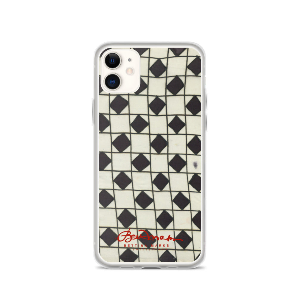 B&W Checkerboard Optical iPhone Case (select model)