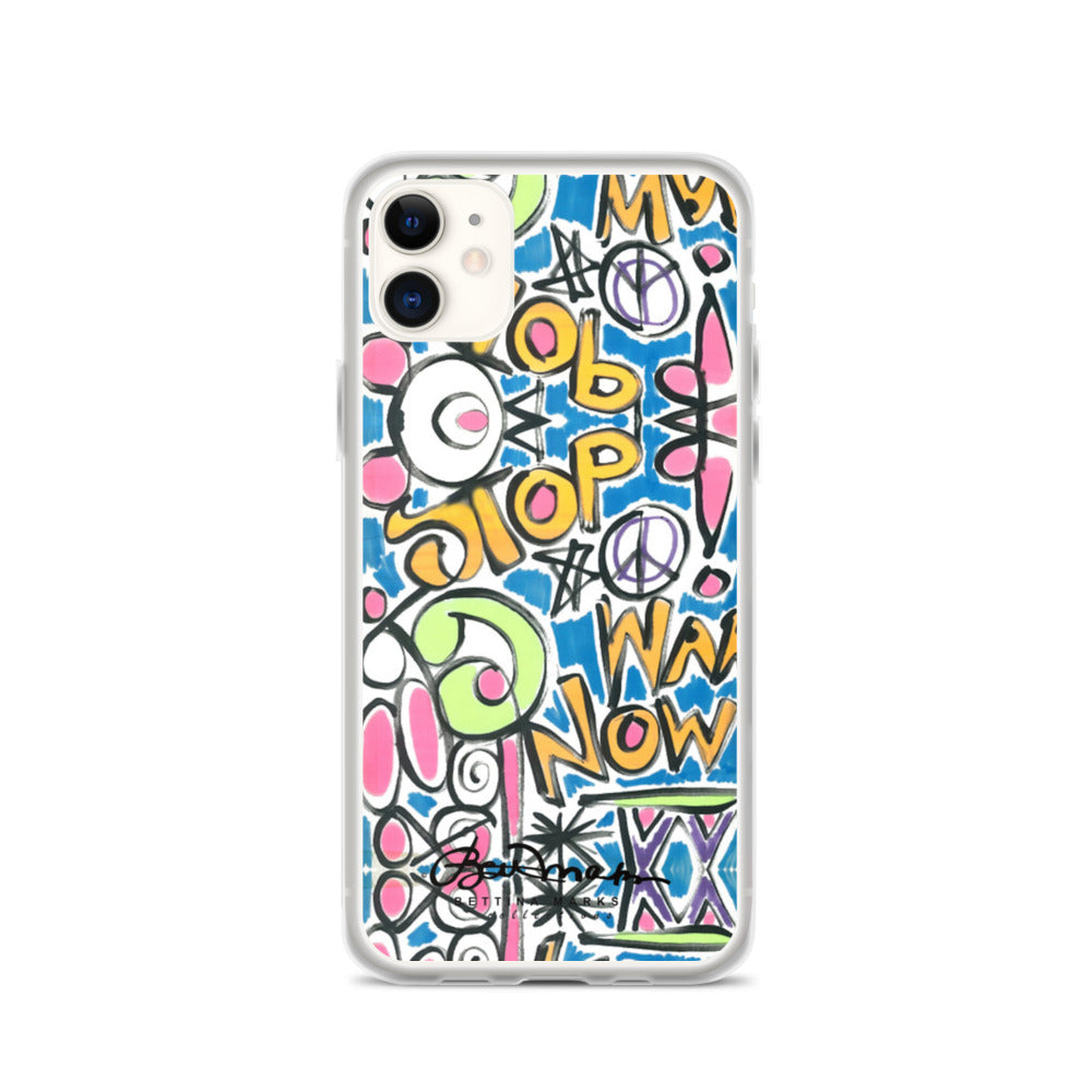 Stop War Now Graffiti iPhone Case (select model)