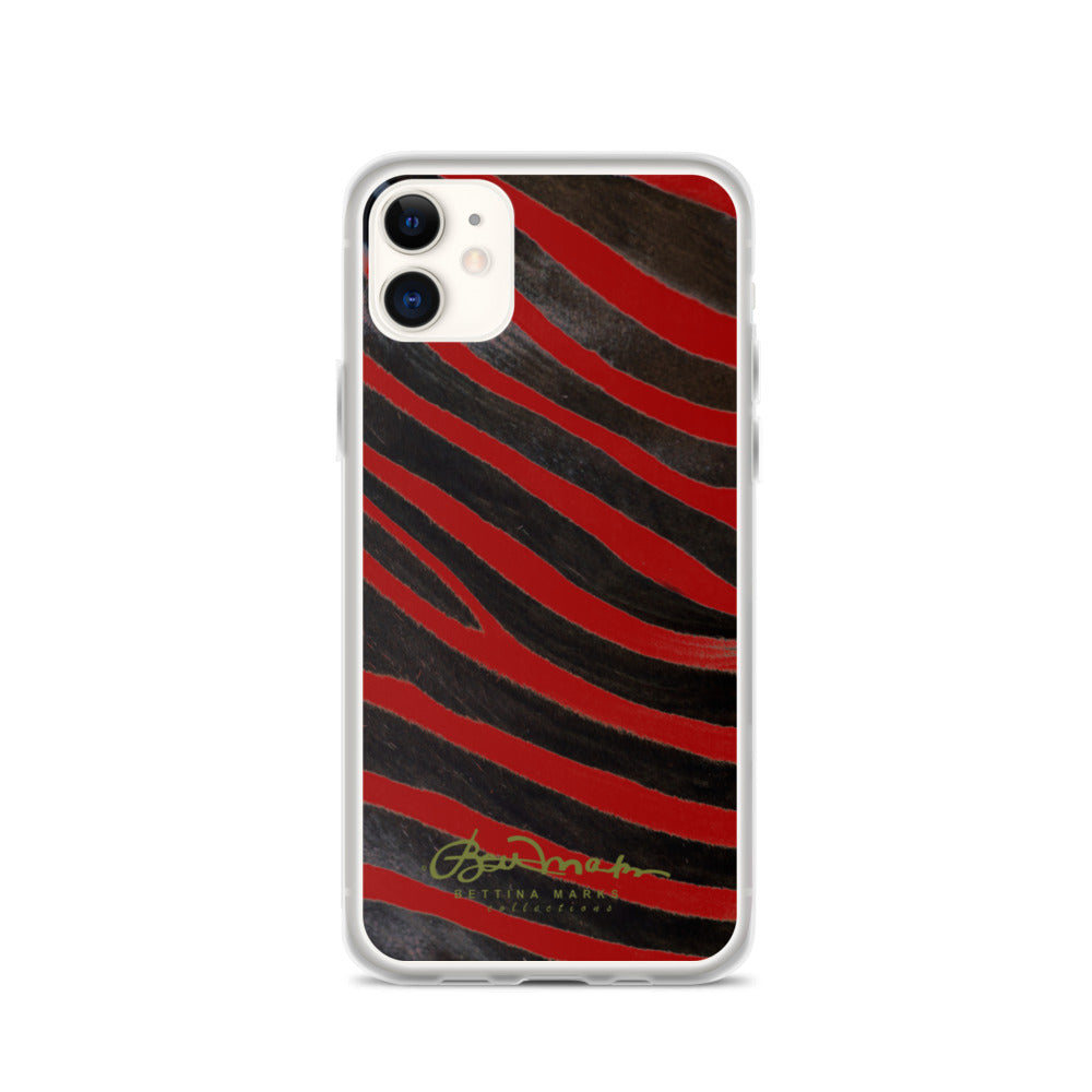 Red Zebra iPhone Case (select model)