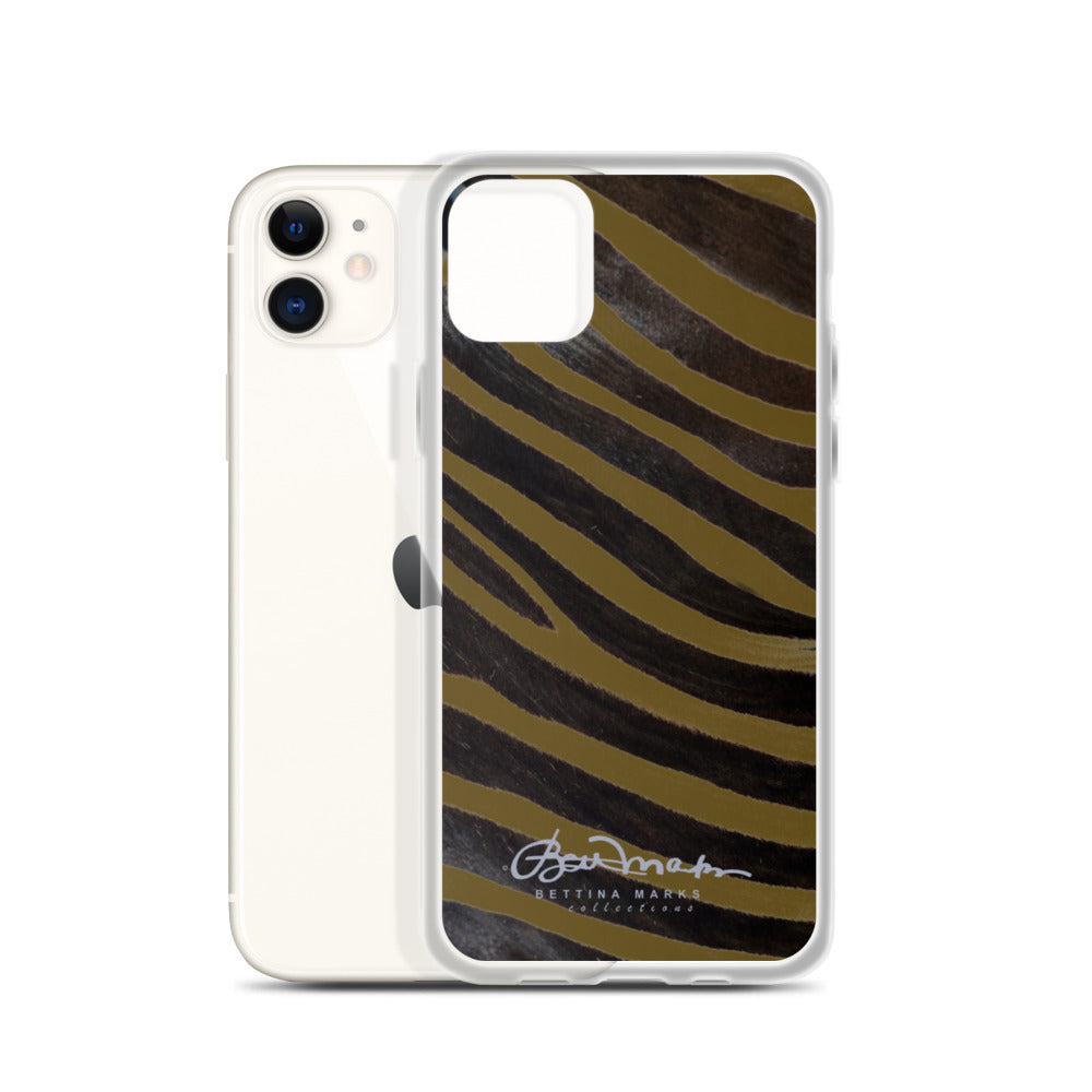 Olive Zebra iPhone Case (select model)